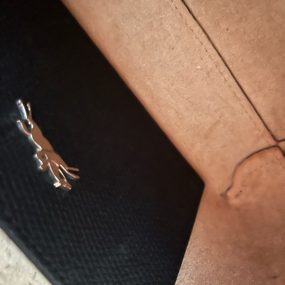 Longchamp Textured Black Mini Bag with Silver Accent - Picture 3 of 3